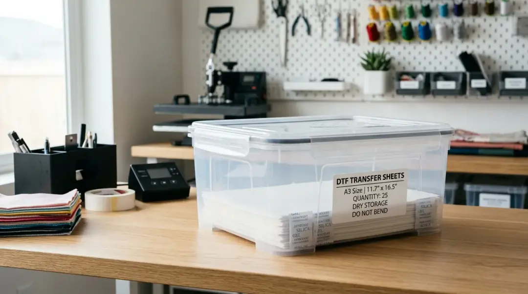 How to Store DTF Transfers So They Last Longer