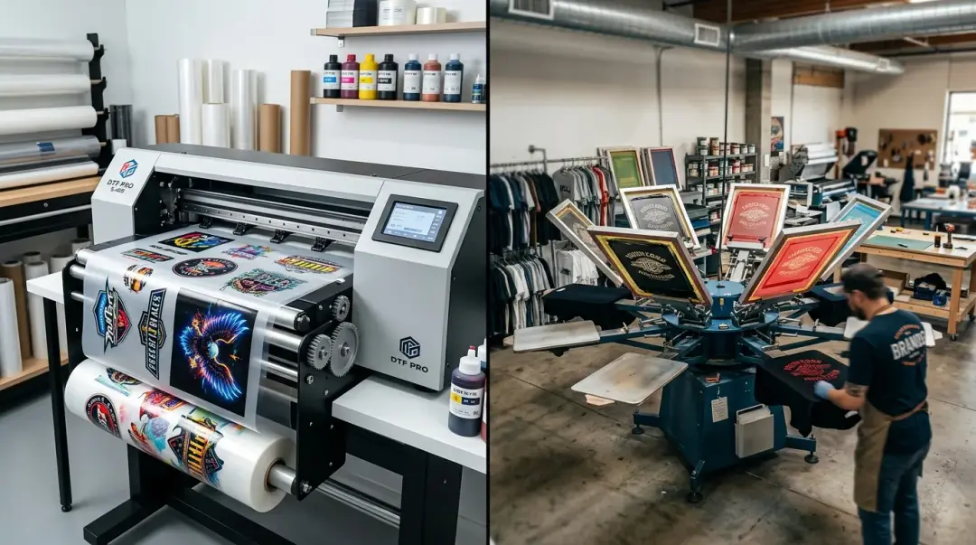 DTF vs. Screen Printing: Which Is Right for Your Business?