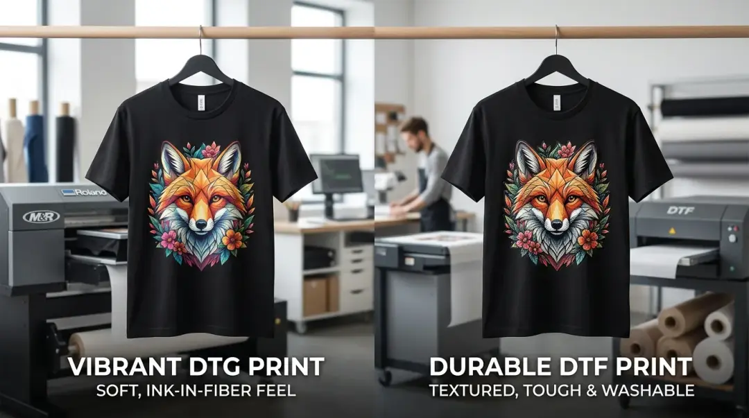 DTF vs. DTG Printing: Which Is Better for Your Shop?