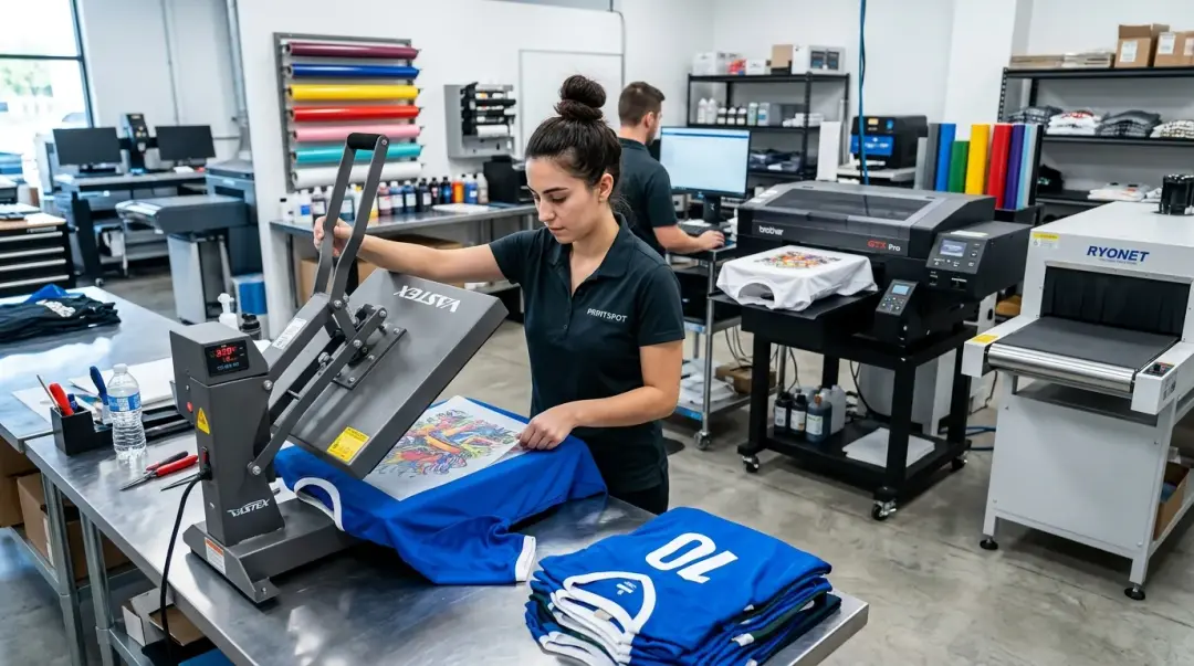 Hybrid DTF + DTG Workflows: How Smart Shops Use Both